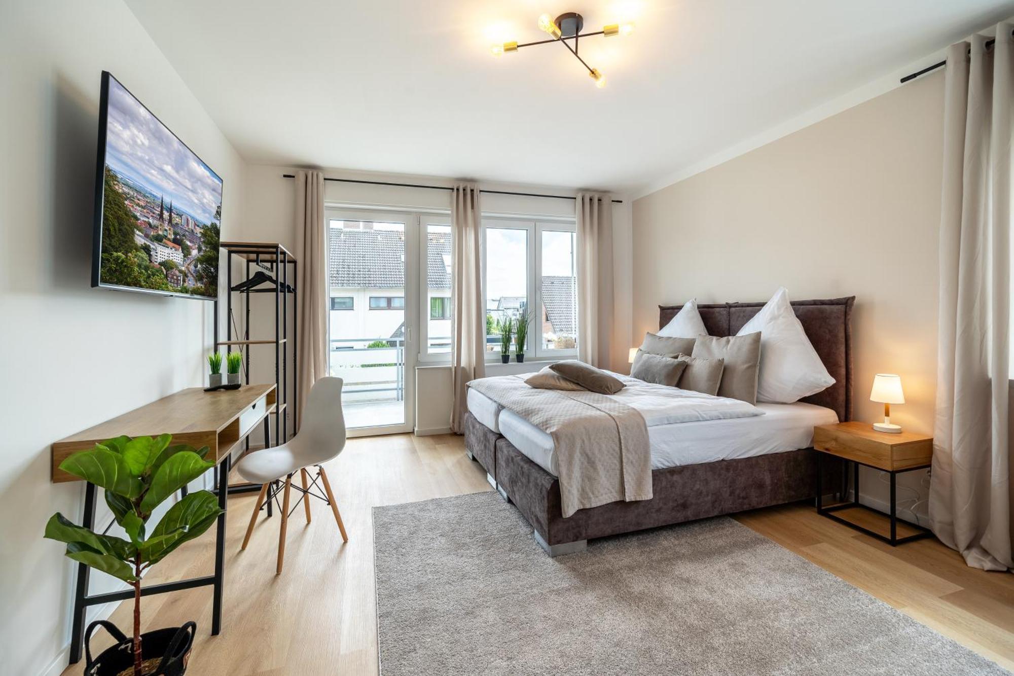 Raw-Flat Meier - Modern - Stylisch - Balkon - Netflix Bielefeld Exterior photo
